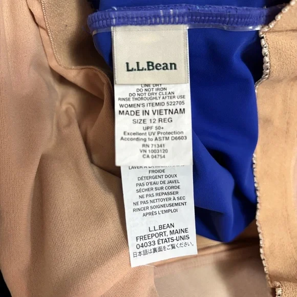 L.L. Bean Beansport Swim Dress - fits size 4-8 - Picture 7 of 7
